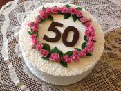50th cake